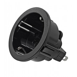 Розетка мережева RG-02-3-50 h=1.5mm 16A 250V чорна Розетка мережева RG-02-3-50 h=1.5mm 16A 250V чорна