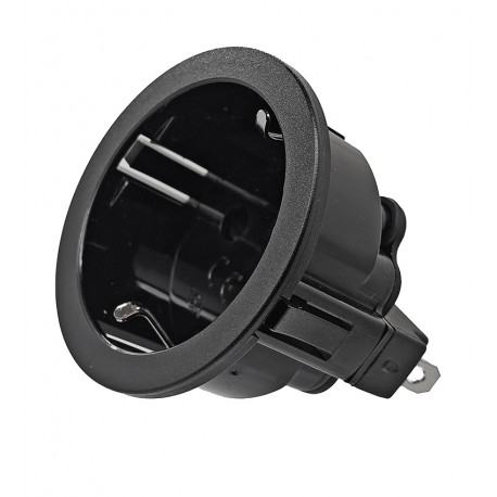 Розетка сетевая RG-02-3-50 h=1.5mm 16A 250V черная