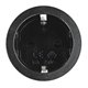 Розетка сетевая RG-02-3-50 h=1.5mm 16A 250V черная