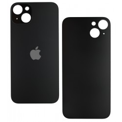 Задня панель корпуса для Apple iPhone 15 Plus, чорний, без зняття рамки камери, High quality, big hole Задня панель корпуса для Apple iPhone 15 Plus, чорний, без зняття рамки камери, High quality, big hole