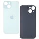 Задняя панель корпуса для Apple iPhone 15, голубая, не нужно снимать стекло камеры, High Copy, big hole