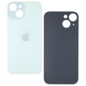 Задняя панель корпуса для Apple iPhone 15, голубая, не нужно снимать стекло камеры, High Copy, big hole