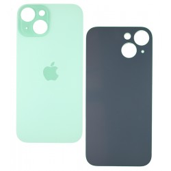 Задня панель корпуса для Apple iPhone 15, зелений, без зняття рамки камери, High quality, big hole Задня панель корпуса для Apple iPhone 15, зелений, без зняття рамки камери, High quality, big hole