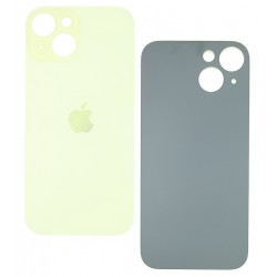 Задняя панель корпуса для Apple iPhone 15, желтый, без снятия рамки камеры, High quality, big hole Задняя панель корпуса для Apple iPhone 15, желтый, без снятия рамки камеры, High quality, big hole
