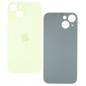 Задняя панель корпуса для Apple iPhone 15, желтый, без снятия рамки камеры, High quality, big hole