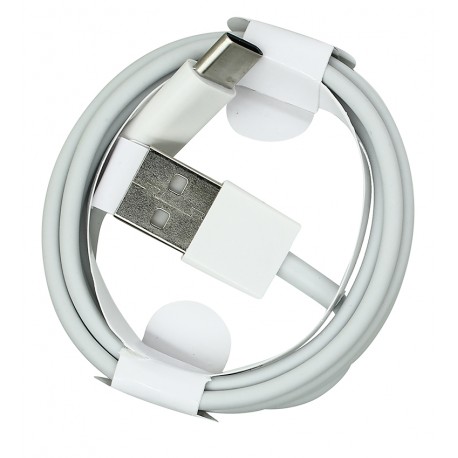 Кабель USB - Type-C, белый, 1 м
