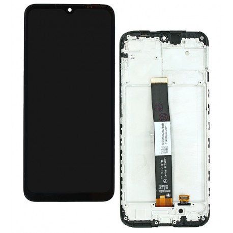 Дисплей для Xiaomi Redmi 9A, Redmi 9AT, Redmi 9C, черный, с сенсорным экраном, с рамкой, High quality, M2006C3LG, M2006C3LI, M2006C3LC, M2006C3MG, M2006C3MT