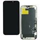 Дисплей для Apple iPhone 12, iPhone 12 Pro, черный, с рамкой, Copy, (TFT), ZY-IN CELL HD+