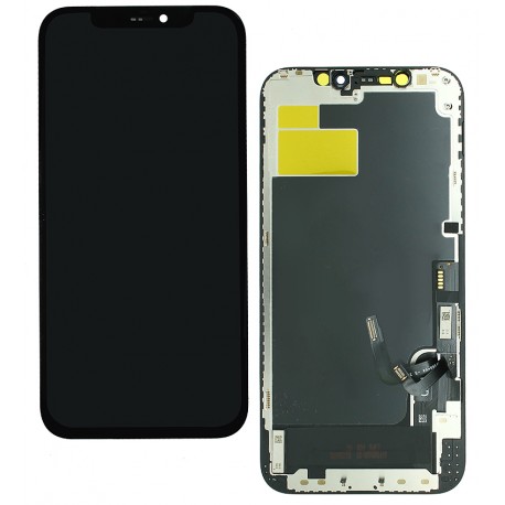 Дисплей для Apple iPhone 12, iPhone 12 Pro, черный, с рамкой, Copy, (TFT), ZY-IN CELL HD+ Дисплей для Apple iPhone 12, iPhone 12 Pro, черный, с рамкой, Copy, (TFT), ZY-IN CELL HD+