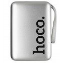 Power bank Hoco Q39, 20000 мАг, 22.5W, PD 20W, кабель 2в1 Type-C, Lightning, сріблястий