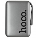 Power bank Hoco Q39, 20000 мАг, 22.5W, PD 20W, кабель 2в1 Type-C, Lightning, сірий