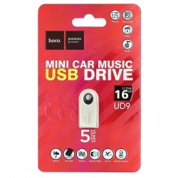 Флешка 16 Gb Hoco UD9, USB2.0, серебрянная Флешка 16 Gb Hoco UD9, USB2.0, серебрянная