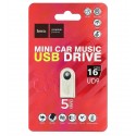 Флешка 16 Gb Hoco UD9, USB2.0, серебрянная