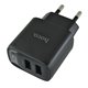 Зарядное устройство HOCO C141A 2USB 2.1A, черный