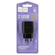 Зарядное устройство HOCO C141A 2USB 2.1A, черный