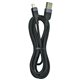 Кабель Lightning - USB, Hoco X109, силіконовий, 2,4А, 2 м, чорний