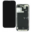 Дисплей для Apple iPhone 14 Pro, (black, with frame, HC, (OLED), GX OEM hard)