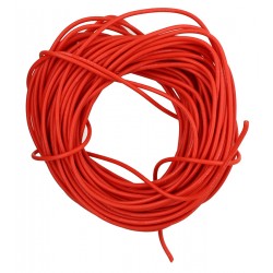 Кабель в силиконовой изоляции 24AWG, 0,25 мм², 1 м, красный, UL3135