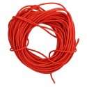 Кабель в силиконовой изоляции 24AWG, 0,25 мм , 1 м, красный, UL3135