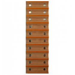 Держатель аккумуляторов 18650 для точечной сварки, 1x10, магнитные