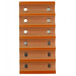 Держатель аккумуляторов 18650 для точечной сварки, 1x6, магнитные