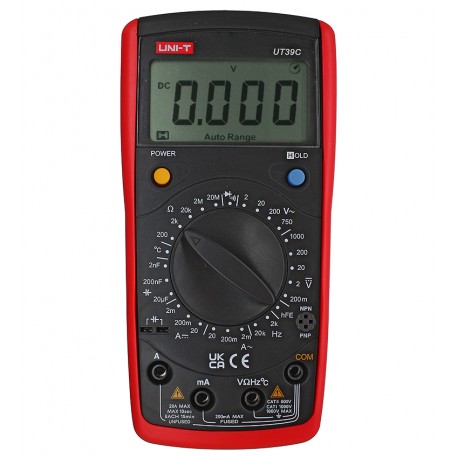 Мультиметр UNI-T UTM 39C (UT39C), цифровой