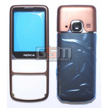 Корпус для Nokia 6700c, кофейный, копия ААА