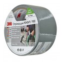 3M 1900 Одностороння клейка стрічка Duct Tape 1900-SL-50-10,0 універсальна армована ремонтна 48мм х 10м срібна
