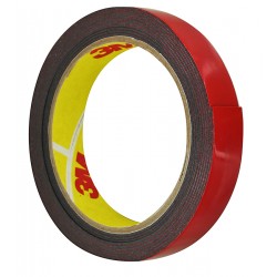 3M™ Монтажна двостороння стрічка VHB™ для складних поверхонь, товщина 1,1 мм, 19 мм х 3,0 м, чорна