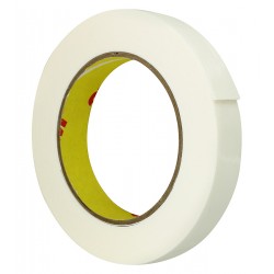 3M™ 3695WE Двостороння клейка стрічка 19 мм х 5 м для монтажу кабельних каналів (3695WE/UR 19-5,0), білий