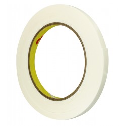 3M™ 3695WE Двостороння клейка стрічка 9 мм х 5 м для монтажу кабельних каналів (3695WE/UR 9-5,0), білий