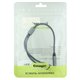 Кабель Аудіо 0.25м 2x3.5/3.5mm джек штекер-гніздо, Essager