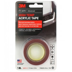 3M™ 32321 Двухсторонний автомобильный скотч VHB 12мм х 1,5 м толщина 0,8 мм