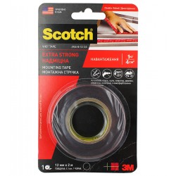 3M™ 2955 Двосторонній скотч VHB 12мм х 2м, товщина 1.1мм (2955-В-12-2.0)