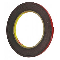 3M™ 70318 Двухсторонний автомобильный скотч для монтажа молдингов VHB 6мм х 5м, толщина 1.1мм