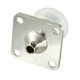Разъем N-KFB3 female на корпус фланец 25*25мм RG402