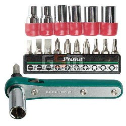 Двухсторонняя трещотка Pro'sKit 1PK-202A, 16 біт