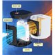 Вентилятор-кондиционер Ultra Air Cooler с функцией охлаждения и увлажнения воздуха, работа от USB (Бело-серый)