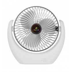 Вентилятор Kisonli F105 настольный 2000mAh (с встр. аккум.) (Белый)