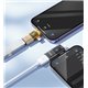Переходник Hoco UA36E Lightning, Type-C на USB, золотой