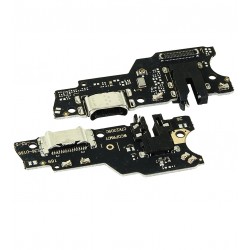 Шлейф для Realme 7i, C17, конектора зарядки, конектора гарнітури, з мікрофоном, копія, (плата зарядки)