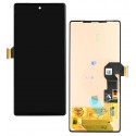 Дисплей для Google Pixel 6a, чорний, без рамки, High Quality, (OLED) GX7AS, GB62Z, G1AZG
