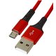 Кабель Micro-USB - USB, Borofone BX20, 1 м, 2,4А, в тканевой оплетке, красный