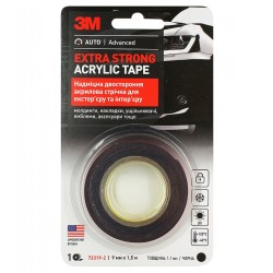 3M™ 72319 Двухсторонний автомобильный скотч VHB 9мм х 1,5 м толщина 1,1 мм