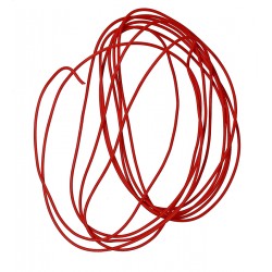 Кабель в силиконовой изоляции 30AWG, 0,05 мм², 1 м, красный, UL3135