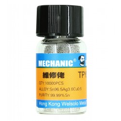 BGA-шарики Mechanic XZW10, 0,45 мм, 10 000 шт., бессвинцовые