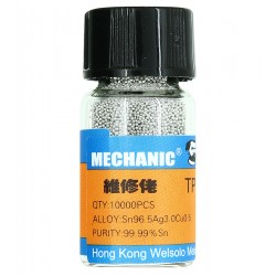 BGA-шарики Mechanic XZW10, 0.5 мм, 10 000 шт., бессвинцовые