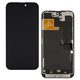 Дисплей для Apple iPhone 14 Pro Max, чорний, із сенсорним екраном, з рамкою, High quality, SL-OLED