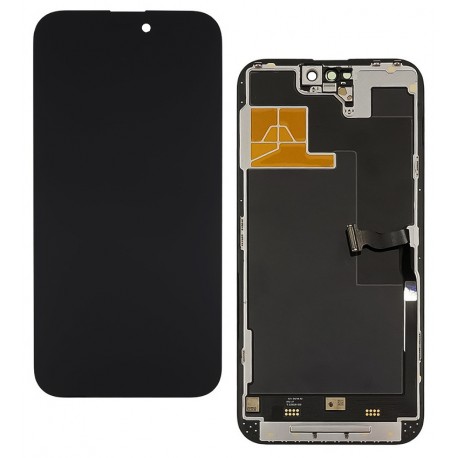 Дисплей для Apple iPhone 14 Pro Max, чорний, із сенсорним екраном, з рамкою, High quality, SL-OLED Дисплей для Apple iPhone 14 Pro Max, чорний, із сенсорним екраном, з рамкою, High quality, SL-OLED