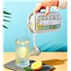 Силиконовая форма для льда на 17 шариков ICE CUBE TRAY / Бутылка переносная для круглого льда (Розовый)